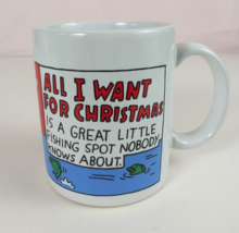 Shoebox Greetings All I Want For Christmas Great Little Fishing Spot Cof... - €9,99 EUR