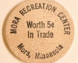 Vintage Mora Minnesota Wooden Nickel Recreation Center  - £3.88 GBP