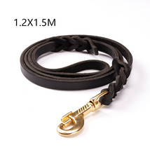 The first layer of leather dog leashes in the large dog chain demu train... - £19.03 GBP
