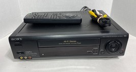 Sony SLV-695HF VHS Player / Recorder, Black w/ Remote - Hi-Fi Stereo VCR... - £71.56 GBP