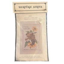 Vintage Heritage Series &quot;Kansas 20c USPS STAMP&quot; Cross Stitch Kit Meadowlark - $5.93