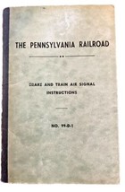 Book Pennsylvania Railroad Brake and Train Air Signal Instructions 1953 Vintage - $15.76