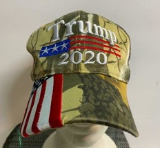 Donald Trump 2024 MAGA Hat Cap Camo USA 2020 Campaign Cap Pre-Owned - £11.73 GBP