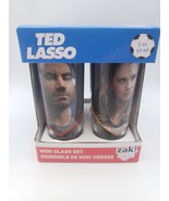 Ted Lasso Double Sided Mini Shot Glasses 2 oz Each Set of 4 - Team Lasso - $18.32 CAD