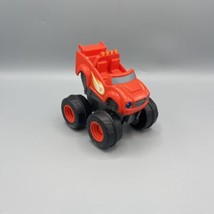 Blaze &amp; the Monster Machines 2014 Mattel 4.5&quot; Push Down &amp; Go Red Monster... - $14.84