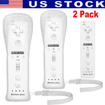2Pack Wii Remote Controller For Wii Wii U Gaming With Built In Motion Pl... - £44.81 GBP