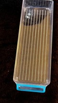 Fridge Organizer Bin Refrigerator Clear Plastic Bin w/Handle Pantry Stor... - $10.00