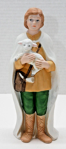 Vintage HOMCO Christmas Nativity Porcelain SHEPHERD Figurine #5110 Replacement - £9.41 GBP