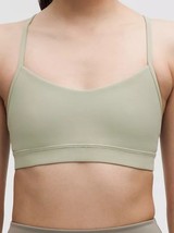 Lululemon  Flow Y Bra Nulu~Fog Green~0-2-4-6-8-10-12~14 NWT~USPS SHIP - $89.95