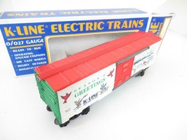 K-LINE Trains - K-647402- 1993 Christmas Boxcar - 0/027 - LN- Bxd - HB1 - $14.28