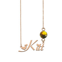 Chain Name Necklace, Ryan Necklace Name, Kitt Name Necklace Best Christmas Gift  - £14.25 GBP