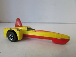 Vtg Diecast 1979 Mattel Hot Wheels RED/YELLOW Dragster Speed Racer 2-3/4&quot;L H2 - £2.92 GBP