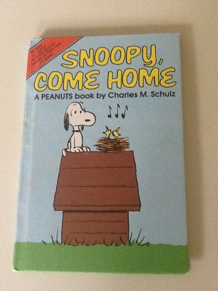 Vintage 1965 "SNOOPY COME HOME" PEANUTS HARDCOVER WEEKLY READER BOOK - $18.28
