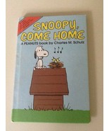 Vintage 1965 &quot;SNOOPY COME HOME&quot; PEANUTS HARDCOVER WEEKLY READER BOOK - £14.48 GBP
