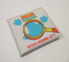 Vintage 1985 Sanrio Hello Color Who-Done-It? Puffy Vinyl Bath Story Book Rare! - $39.95