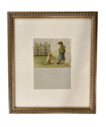 Vintage Framed Page From &quot;Out of Town&quot; by FE Weatherly - $23.74