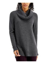 $60 Style &amp; Company Knit Ribbed Removable Scarf Tunic Sweater Size Petite Petite - £16.23 GBP
