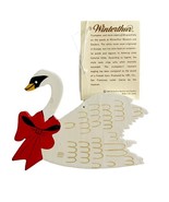 Swan Christmas Ornament 1984 NOS Brand New Sealed Winterthur Museum Vint... - $29.99