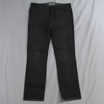 NEW Madewell 27 Skinny Skinny Raw Hem Gray Stretch Denim Womens Jeans - $19.99