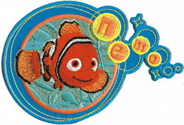 Walt Disney&#39;s Finding Nemo Movie Nemo and Name Embroidered Patch, NEW UNUSED - £6.26 GBP