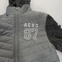 Aeropostale 87 Women's Gray Full Zip Hoodie Puffer Jacket Size 2XL image 7