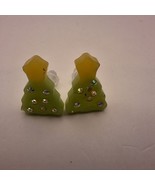 New resin .5&quot; stud earrings- mbarnes productions - Christmas Tree - €4,66 EUR