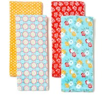 The Pioneer Woman Spring Floral Kitchen Towel Set, 4pk, Print,Red, Teal,... - $24.00