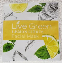 Live Green LEMON CITRUS Facial Mask Brighten Rejuvenate Tighten .85 oz/2... - $240.15 MXN