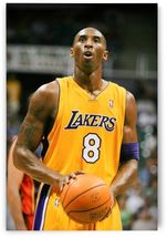 Los Angeles Lakers Basketball Jersey Kobe Bryant #8 NBA - $34.84 CAD