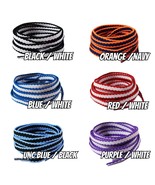 Dual Tone Colour Flat Laces For Air AJ Jordan Force Max 1 3 4 5 6 7 Dunk SB - €48,61 EUR