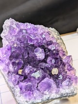 Amethyst Quartz Crystal Cluster Deep Purple (#1) - $368.63 MXN