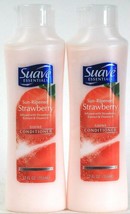 2 Bottles Suave Essentials 12oz Sun Ripened Strawberry Extract Shine Con... - $15.99