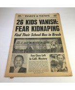 NY Daily News: 7/17/76 26 Kids Vanish Kidnapping; Few Clues Left In CA M... - £14.96 GBP