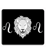 Zodiac sign Leo black computer, laptop,iPad,  mouse pad - £9.30 GBP