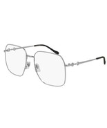 New Authentic Gucci Eyeglass Frames GG09510 003 Large Silver Unisex - $169.50