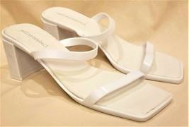 Jeffrey Campbell Jamm-3 Slide Sandals Sz.9 White Shine - £39.93 GBP