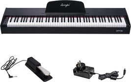 Lexington 88 Key Beginner Digital Piano Weighted For Adults Kids,, Black - £305.97 GBP