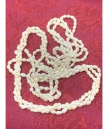 Vintage Three Strand Seed Pearl Cream-Colored Baroque Necklace 28&quot; (21-1... - £37.88 GBP