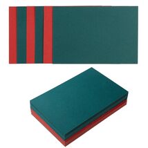 100 Sheets Christmas Cardstock Paper 250 GSM Thick 5x7in Green Red - €11,73 EUR