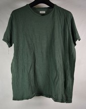 Boggi Milano Mens Crewneck Distressed SS T-Shirt Green L - £29.02 GBP