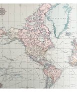 World Map Framed World Travels Journal Unused Chart House 1960-70s 31 x ... - $1,899.76 MXN