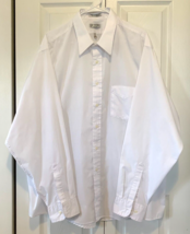 Arrow USA Dress White Shirt Mens 18.5 (36/37) XXLarge Pointed Collar - £9.09 GBP