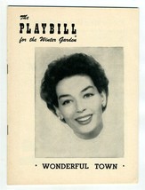 Playbill  Wonderful Town  Rosalind Russell 1953 Edith Adams - £12.35 GBP