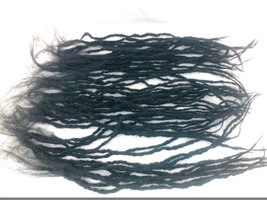 100% Human Hair handmade Dreadlocks 60 pieces up to 15&quot; Black straight yaki - £254.37 GBP