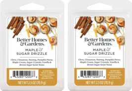 Better Homes and Gardens Scented Wax Cubes 2.5oz 2-Pack (Maple Sugar Drizzle) - £9.58 GBP