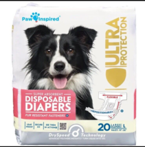 Disposable Dog Diapers Female| Puppy, Doggie, Cat, Pet Diapers |Di - £11.53 GBP