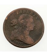 1803 SM Date LG Fraction US Large Cent Very Good (VG) Condition - $4,225.96 MXN