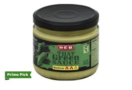 HEB That Green Sauce 11oz pack of three bundle. chips ans salsa favorite. - £38.86 GBP