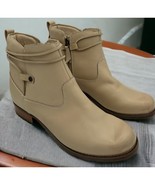 Spenco Sand (Tan color) Durango Orthotic Women&#39;s Size 9B Zip-up Ankle Boot - $66.62 CAD