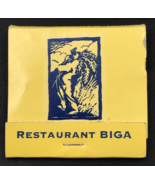 Restaurant Biga San Antonio TX Texas Matchbook 29 Unstruck Locust Street - $12.19